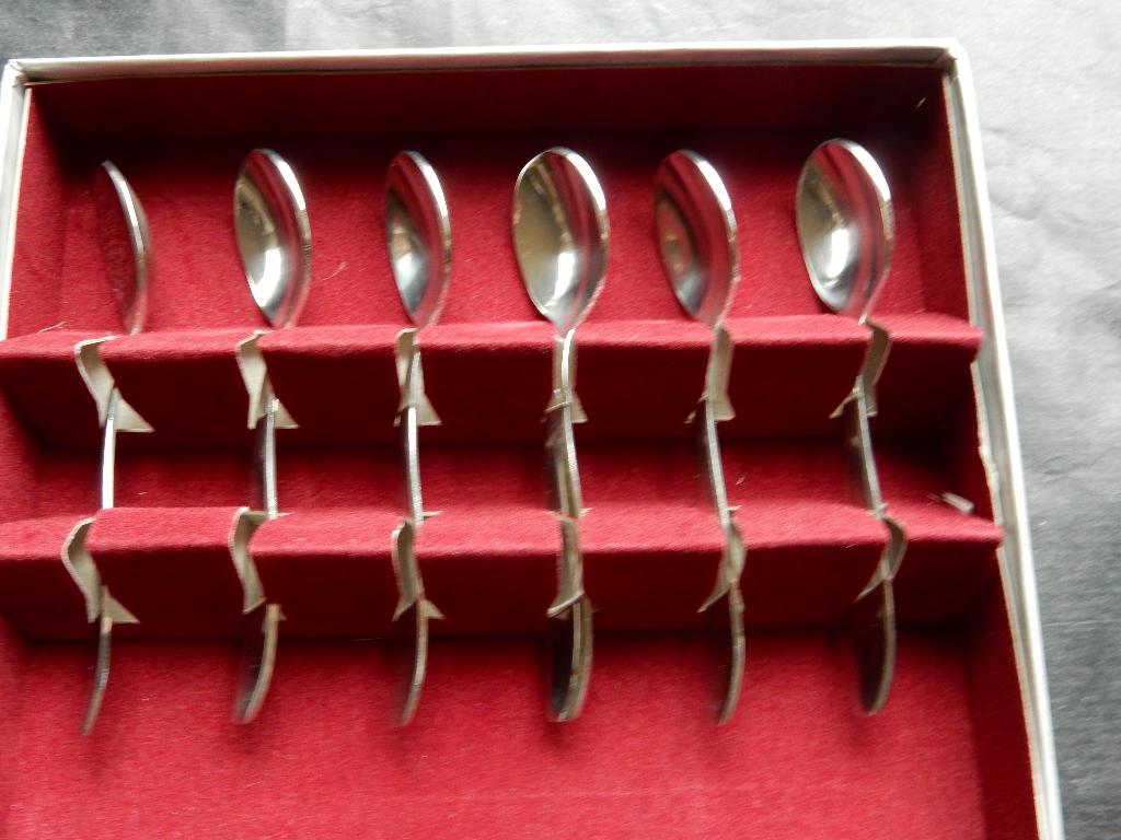 Sola GZ zes mokka lepeltjes koffie nieuw, Ophalen of Verzenden, Nieuw, Rvs of Chroom, Bestekset