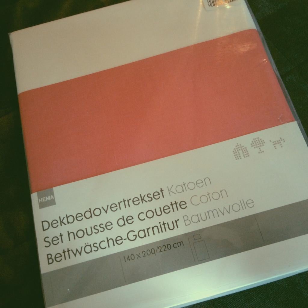 1 persoons overtrek, Huis en Inrichting, Ophalen of Verzenden, Zo goed als nieuw, Eenpersoons, Dekbedovertrek
