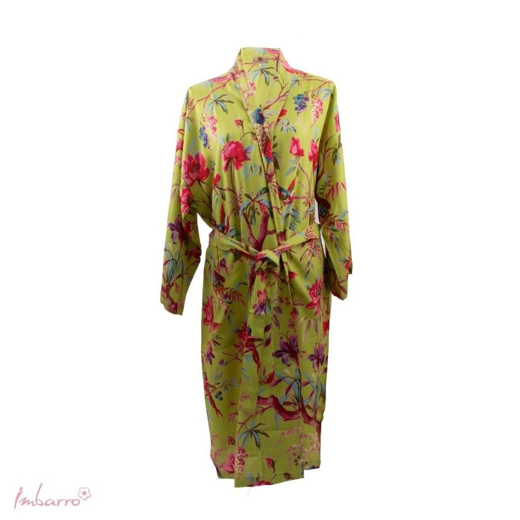appel groene kimono paradise 113 cm leuk cadeau verjaardag, Kleding | Dames, Jurken, Maat 38/40 (M), -, -, Nieuw