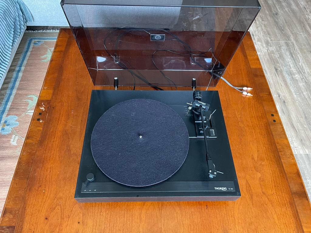Thorens td 180 met automatische return, Ophalen of Verzenden, Zo goed als nieuw, Thorens