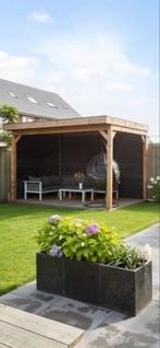 Houten Overkapping - 3,85x2,60m, Tuin en Terras, Overkappingen, Ophalen, Gebruikt, Veranda
