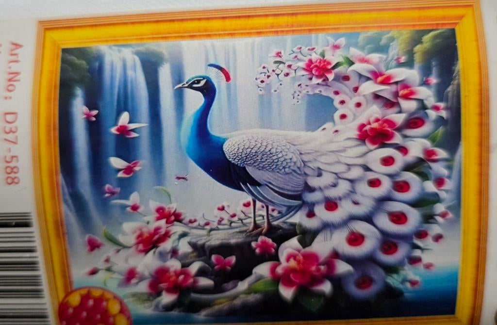 Diamond Painting 50x40 - Ronde Steentjes, Diamond painting world 2021@gmail.com, Nieuw, Ophalen of Verzenden, N.v.t