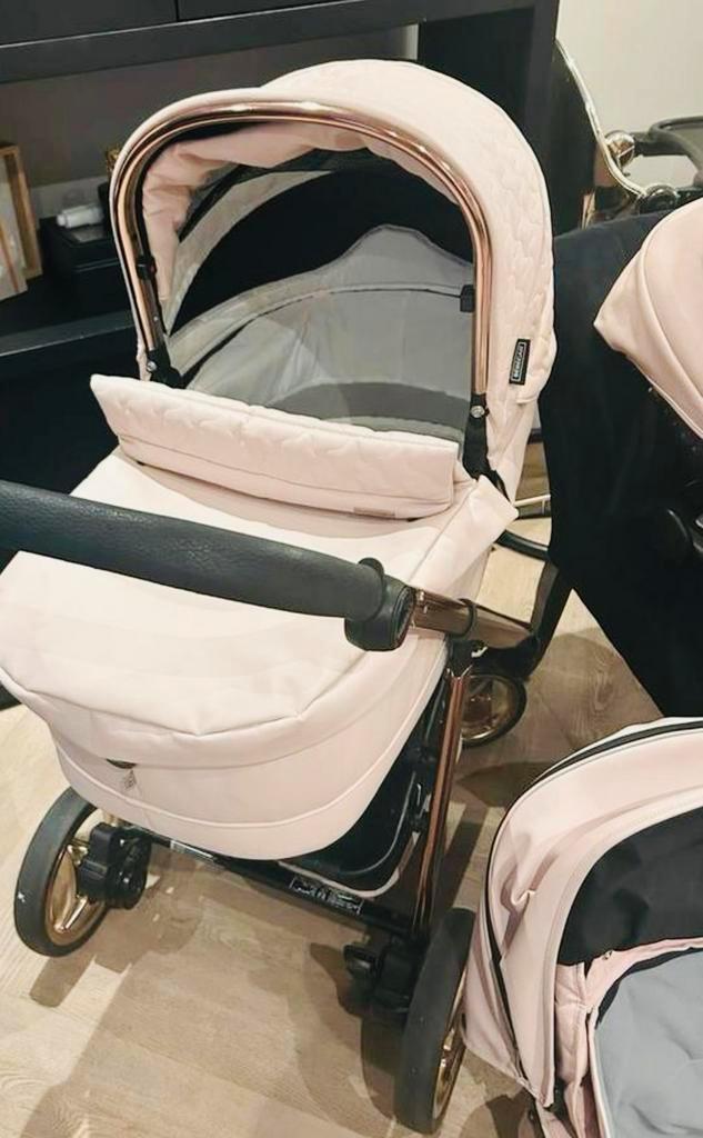 Bebecar Kinderwagen 3-in-1 met regenhoezen en inleg, Kinderen en Baby's, Kinderwagens en Combinaties, Zo goed als nieuw, Combiwagen