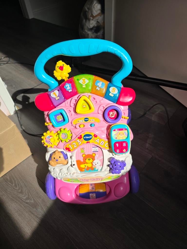 Vtech Baby Walker roze, Kinderen en Baby's, Speelgoed | Vtech, Ophalen, Gebruikt, 6 maanden tot 2 jaar