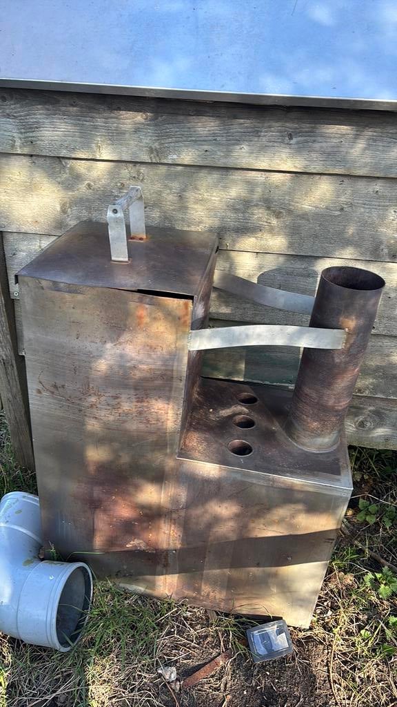 Houtkachel voor hottub inbouw, Ophalen of Verzenden, Gebruikt, Inbouw