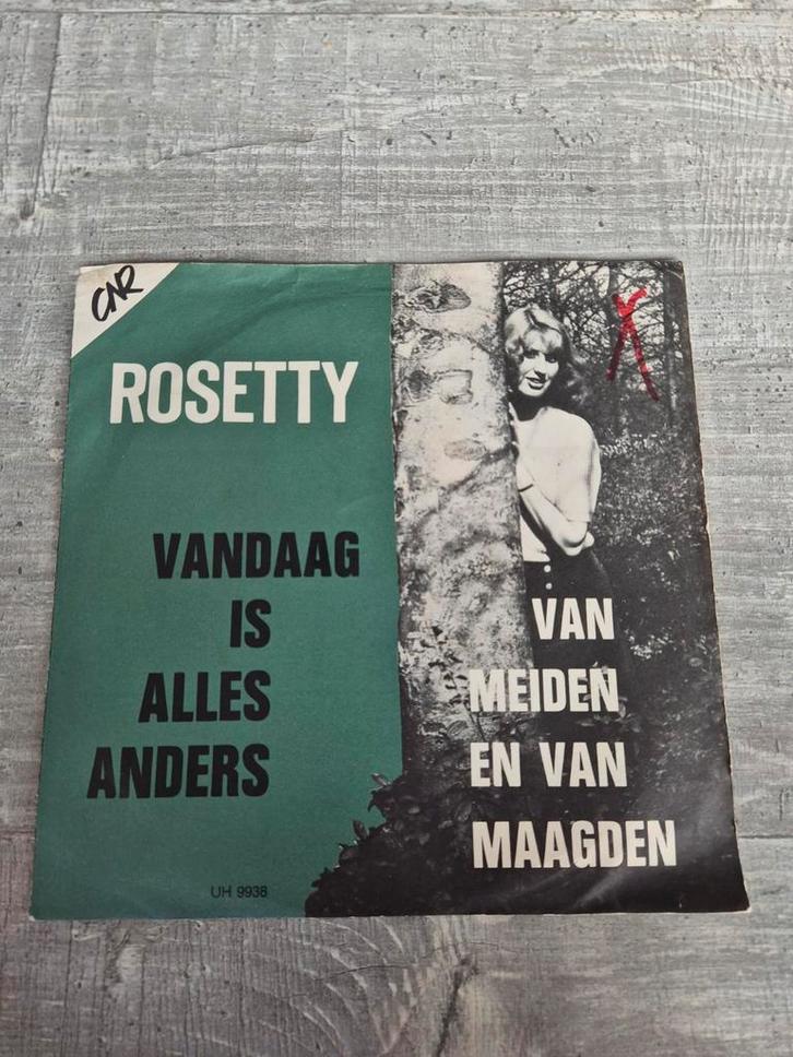 Zeldzame oude piraten single van Rosetty vandaag is alles, Cd's en Dvd's, Vinyl Singles, Gebruikt, Nederlandstalig, 7 inch, Ophalen of Verzenden