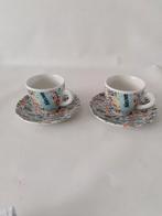 2 espresso kop en schotels plattegrond Rotterdam, Ophalen of Verzenden