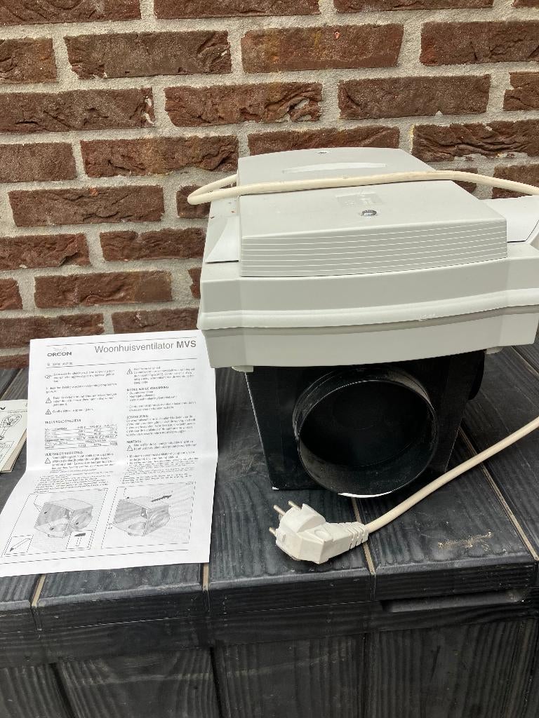 ventilator box, Ophalen, Gebruikt, Ventilator