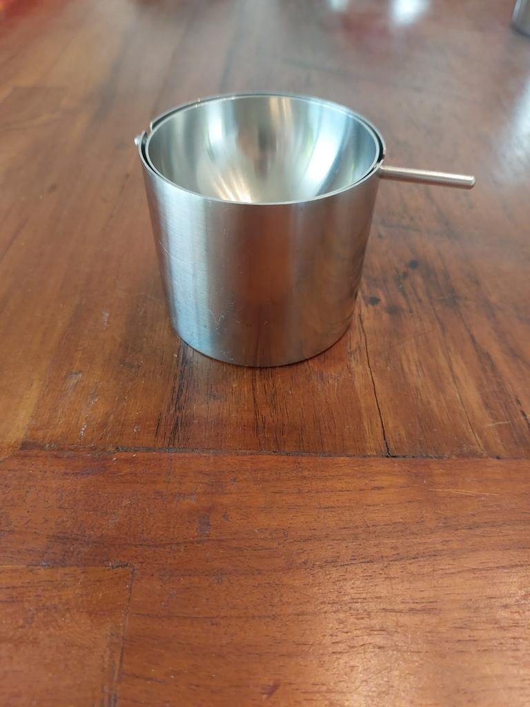 Stelton tuimelasbak klein, Gebruikt, Ophalen of Verzenden, Metaal, Scandinavisch