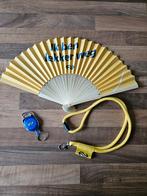 3 NS reclame gadgets, waaier, keycord en pashanger, Ophalen of Verzenden, Nieuw, Trein, Overige typen