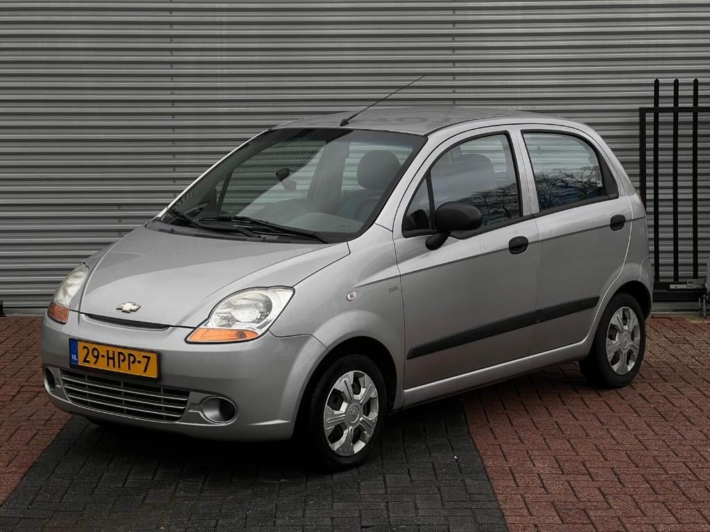 Chevrolet Matiz 0.8 2009 Grijs | APK 1-27 | Airco, Auto's, Chevrolet, Voorwielaandrijving, Stof, Origineel Nederlands, Bedrijf