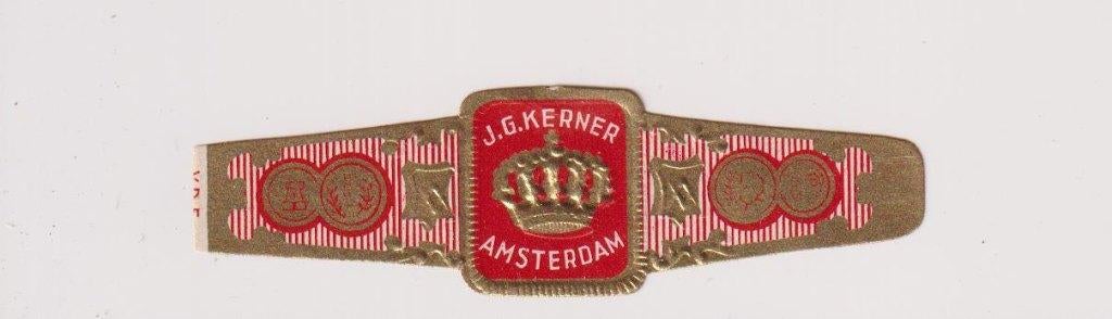 sigarenbanden - J.G. KERNER, Ophalen of Verzenden, Zo goed als nieuw, Sigarenbandjes