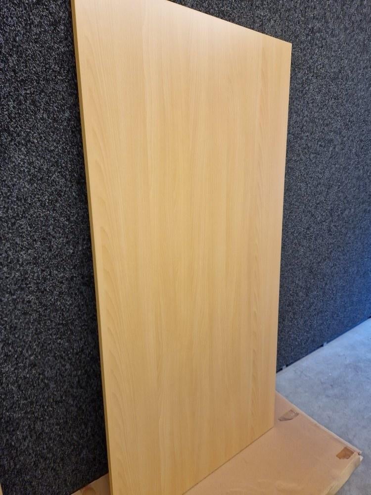 Blad 180x80 cm licht Beuken 25mm (nieuw), Ophalen, Scandinavisch, Spaanplaat of MDF, Nieuw