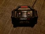 Nieuwe Perfectpro Bouwradio met accu zonder doos, Ophalen, Gebruikt, Bouwradio, Met cd-speler