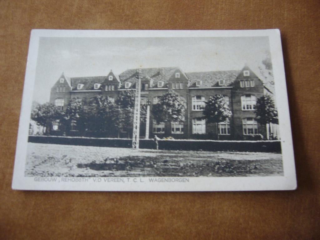 WAGENBORGEN  =  GEBOUW , REHOBOTH V.D. VEREEN T.C.L., Ophalen of Verzenden, 1940 tot 1960, Ongelopen