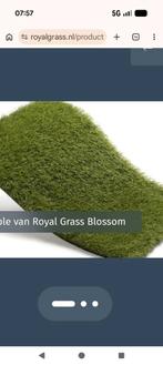 Royal Grass Blossom kunstgras + onderdoek 24m2 (nieuw), Ophalen of Verzenden, Nieuw, 20 m² of meer, Kunstgras