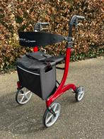 Rollator Travixx Deluxe rood M 2022, Ophalen, Opvouwbaar, Gebruikt