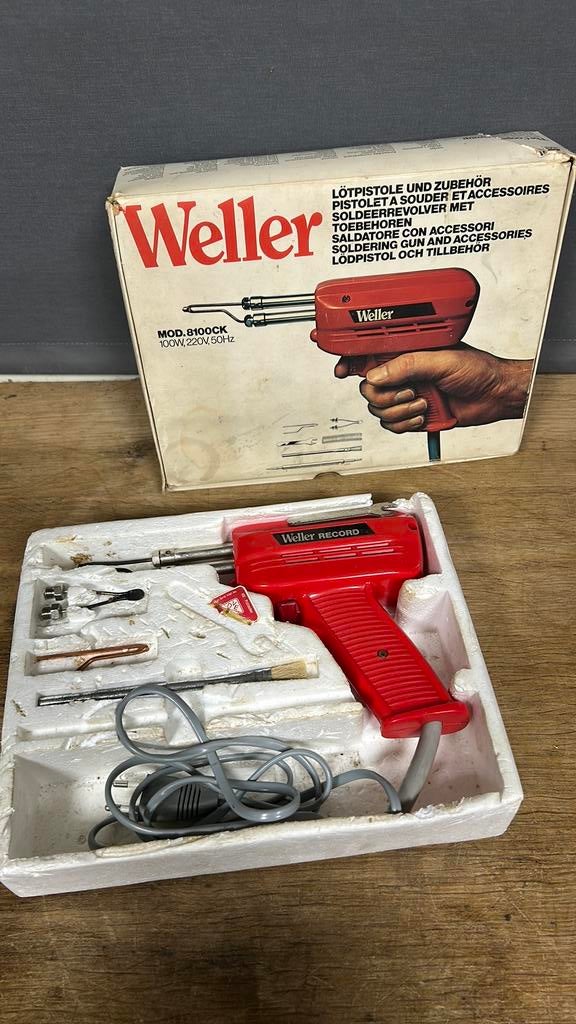 Weller soldeer pistool 8100CK., Ophalen of Verzenden, Zo goed als nieuw, Minder dan 150 ampère, Overige typen