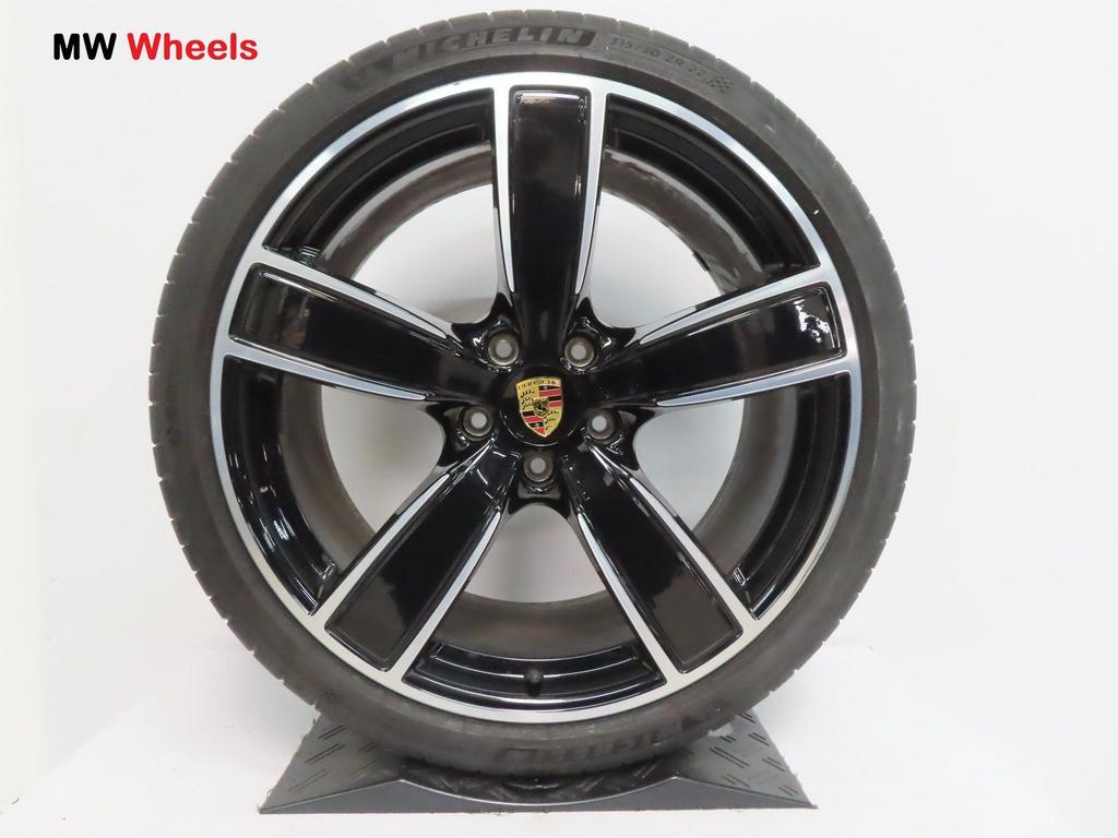 Originele Porsche Cayenne coupe 22 inch velgen zomerbanden, Gebruikt, -, 285 mm, -