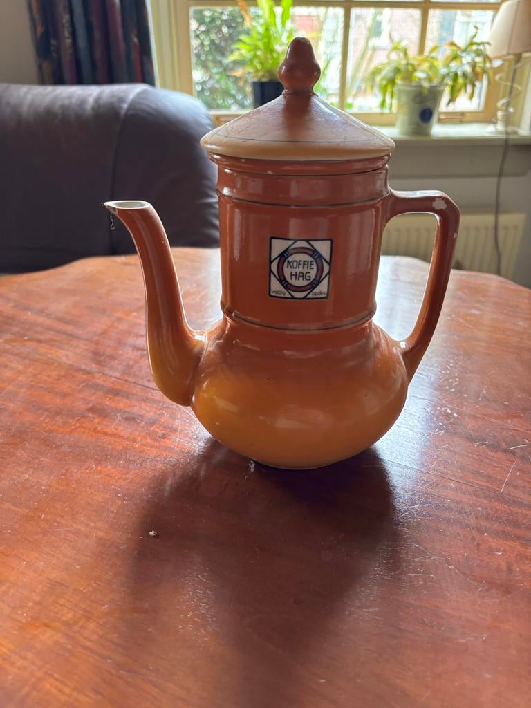 Vintage Koffie Hag Koffiepot met Filter - Nederlands Octrooi, Ophalen