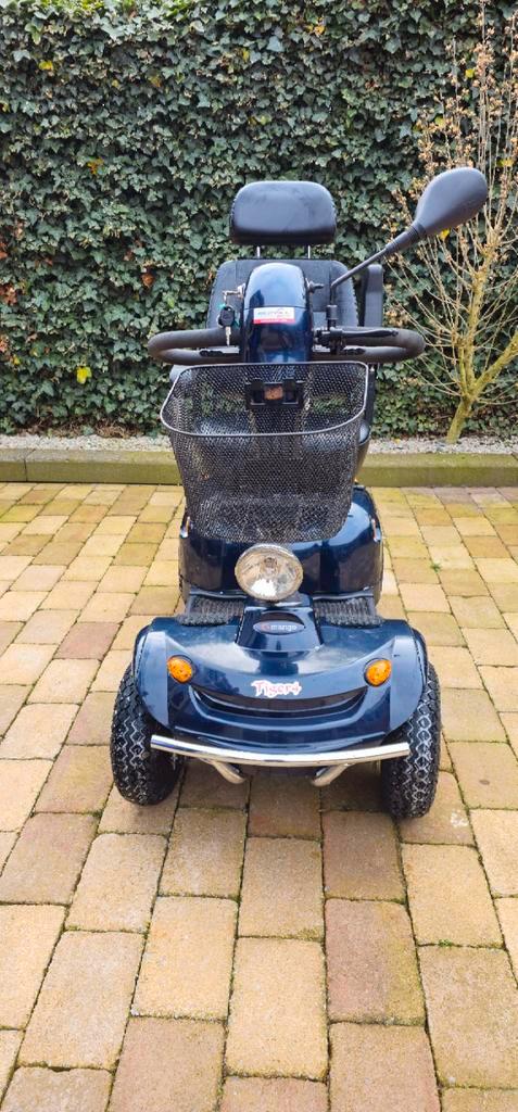 Scootmobiel Mango Freerider tiger 4 blauw, Diversen, Brommobielen en Scootmobielen, Gebruikt, Mango, 46 km of meer, 16 km/u of meer