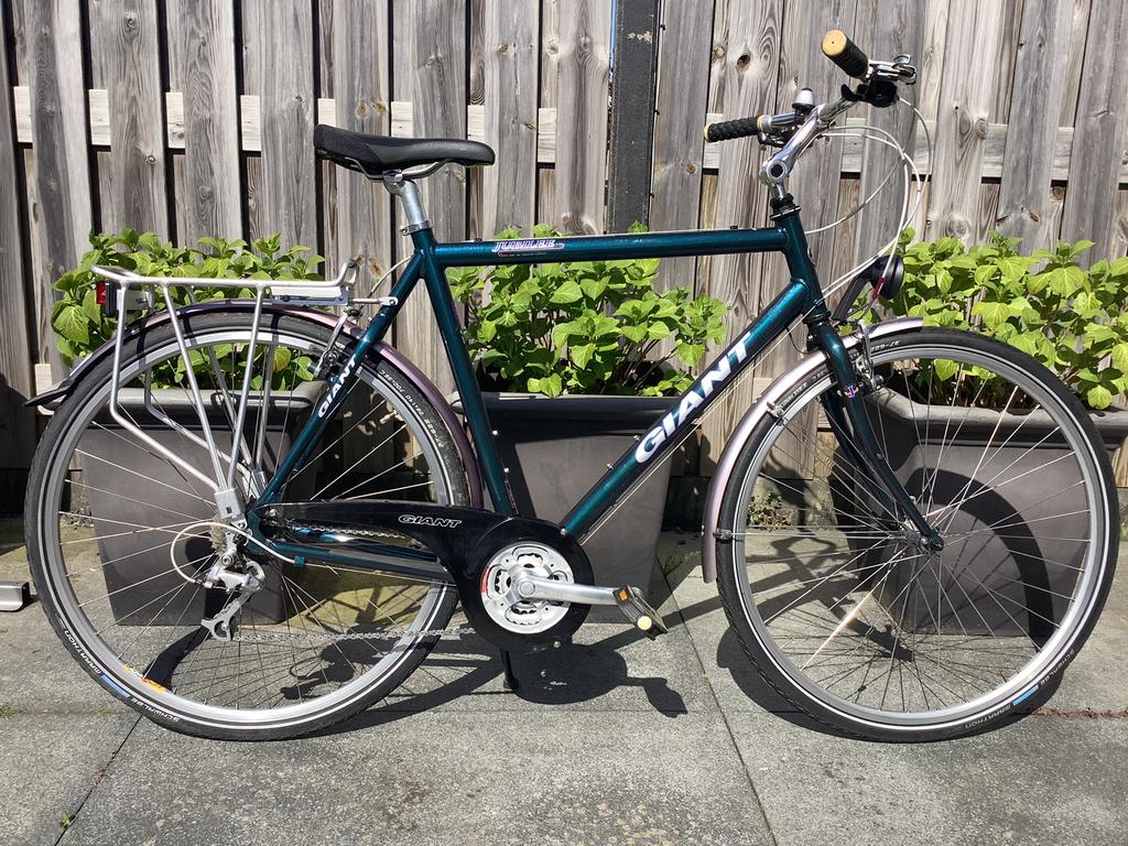 Lichte sportieve herenfiets van Giant mt. 60., Fietsen en Brommers, Ophalen, Zo goed als nieuw, Meer dan 20 versnellingen, Giant