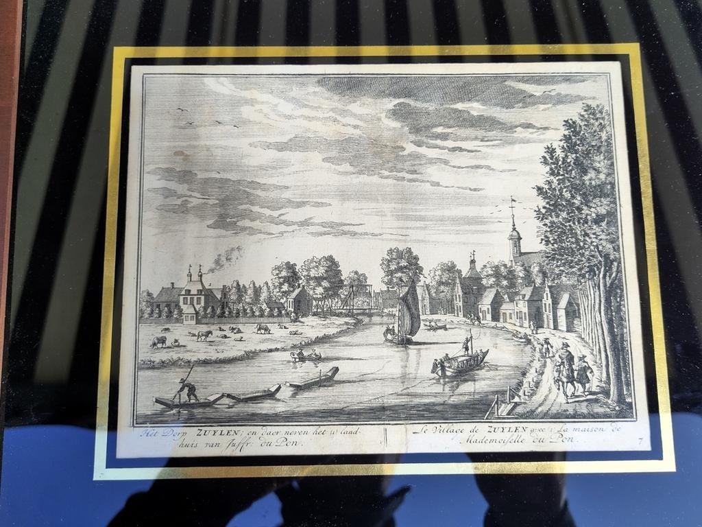 Prent van Oud-Zuilen aan de Vecht, Ophalen of Verzenden