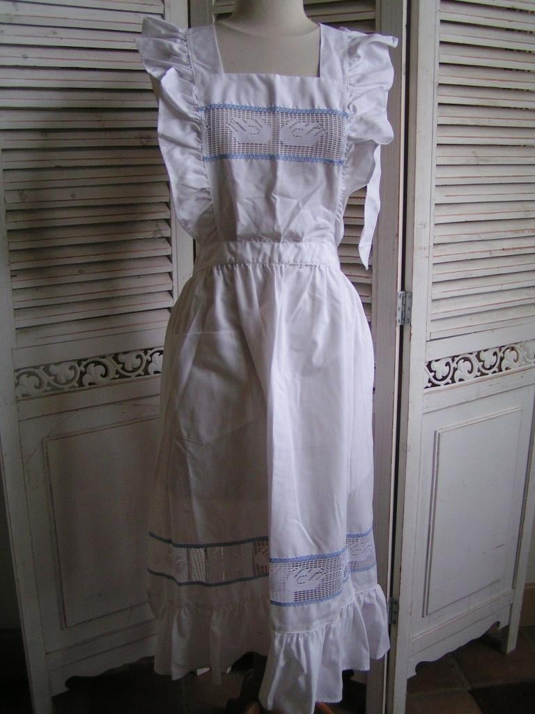 nieuw Saartje schort nr XX 114, Verzenden, Nieuw, Wit, Tafelkleed of Tafelzeil