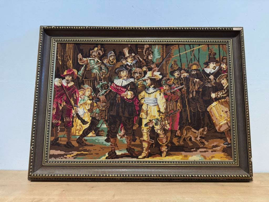 Nachtwacht borduur, Ophalen