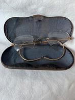 Vintage/Antieke Ziekenfonds Brilletjes, Sieraden, Tassen en Uiterlijk, Overige merken, Gebruikt, Bruin, Ophalen of Verzenden