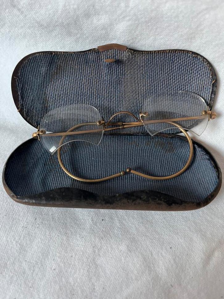 Vintage/Antieke Ziekenfonds Brilletjes, Sieraden, Tassen en Uiterlijk, Zonnebrillen en Brillen | Heren, Gebruikt, Bril, Overige merken