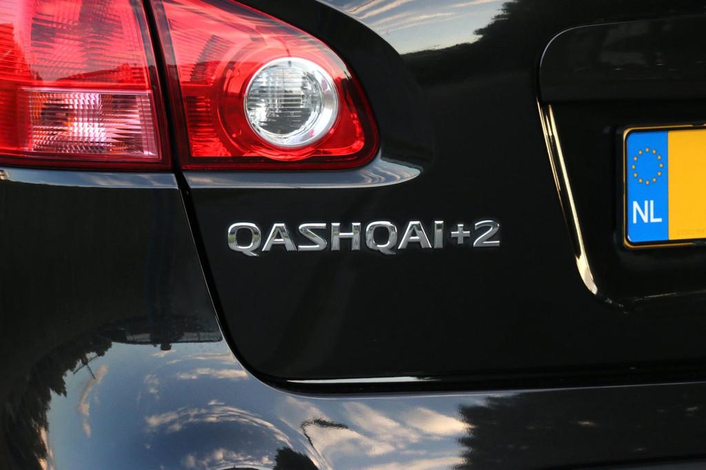Nissan Qashqai +2 Vol Leder Aut Panoramadak 7-persoons Xtron, Auto's, Automaat, Gebruikt, Zwart, 7 stoelen