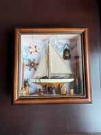 Decoratieve Scheepsbox met Maritieme Thema, Ophalen of Verzenden, Gebruikt