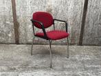 ACTIE!!! Wendy vergaderstoelen Bordeaux / Chroom, Overige kleuren, Nieuw, Ophalen of Verzenden, Stof