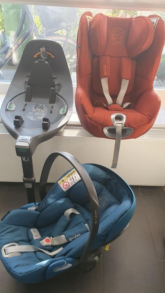Autostoelen set, 0 tot 4 jaar. Cybex, Kinderen en Baby's, Autostoeltjes, Ophalen, Overige merken, Isofix