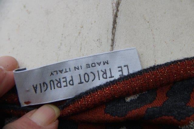 Jurk roestrood Le Tricot Perugia mt XXL Vaste prijs, Kleding | Dames, Overige kleuren, Verzenden, Maat 46/48 (XL) of groter, Onder de knie