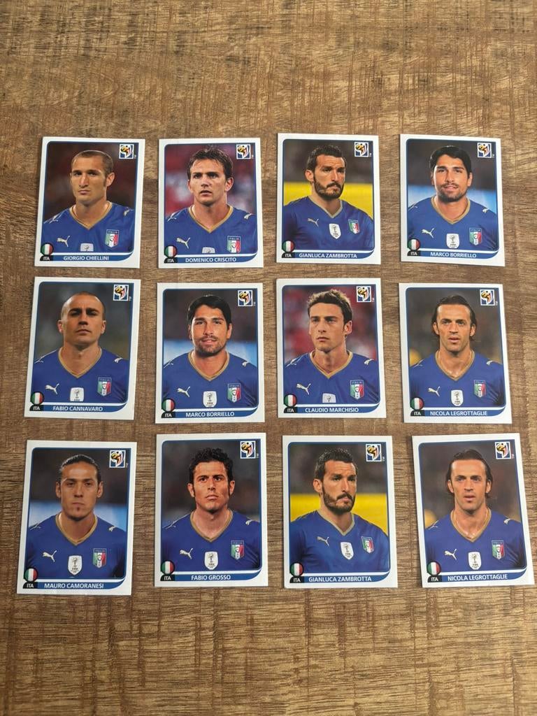 Panini WK 2010 Italie Stickers, Ophalen of Verzenden, Zo goed als nieuw, Buitenlandse clubs, Poster, Plaatje of Sticker