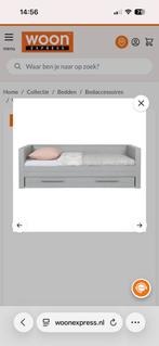 Woood dennis lichtgrijs, Ophalen, 85 tot 100 cm, Gebruikt, Matras