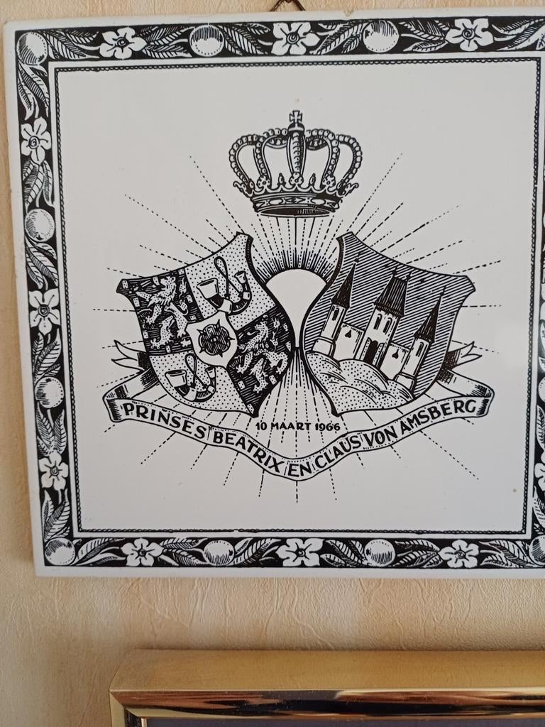 12 tegels van de kroning en andere, Verzamelen, Koninklijk Huis en Royalty, Ophalen, Kaart, Foto of Prent