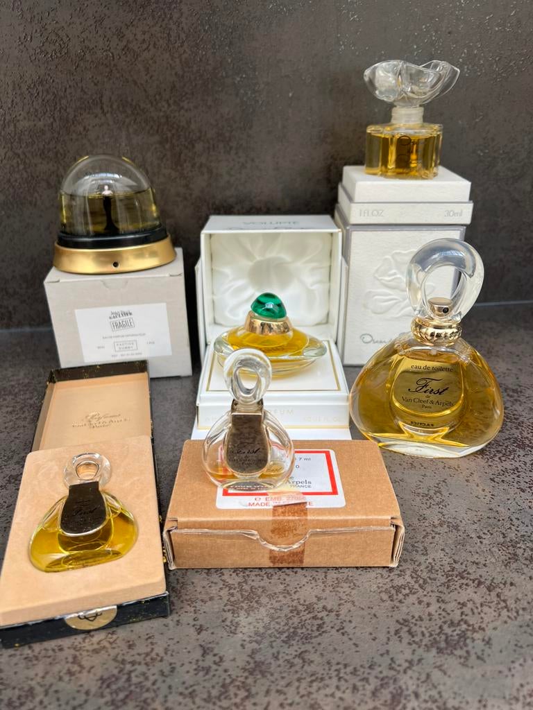 6 parfum FACTICE decoratie!! Geen geur!, Verzenden, Zo goed als nieuw, Parfumfles