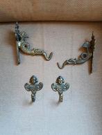 Vintage bronzen haken: zeemeerminnen en engeltjes, Ophalen of Verzenden