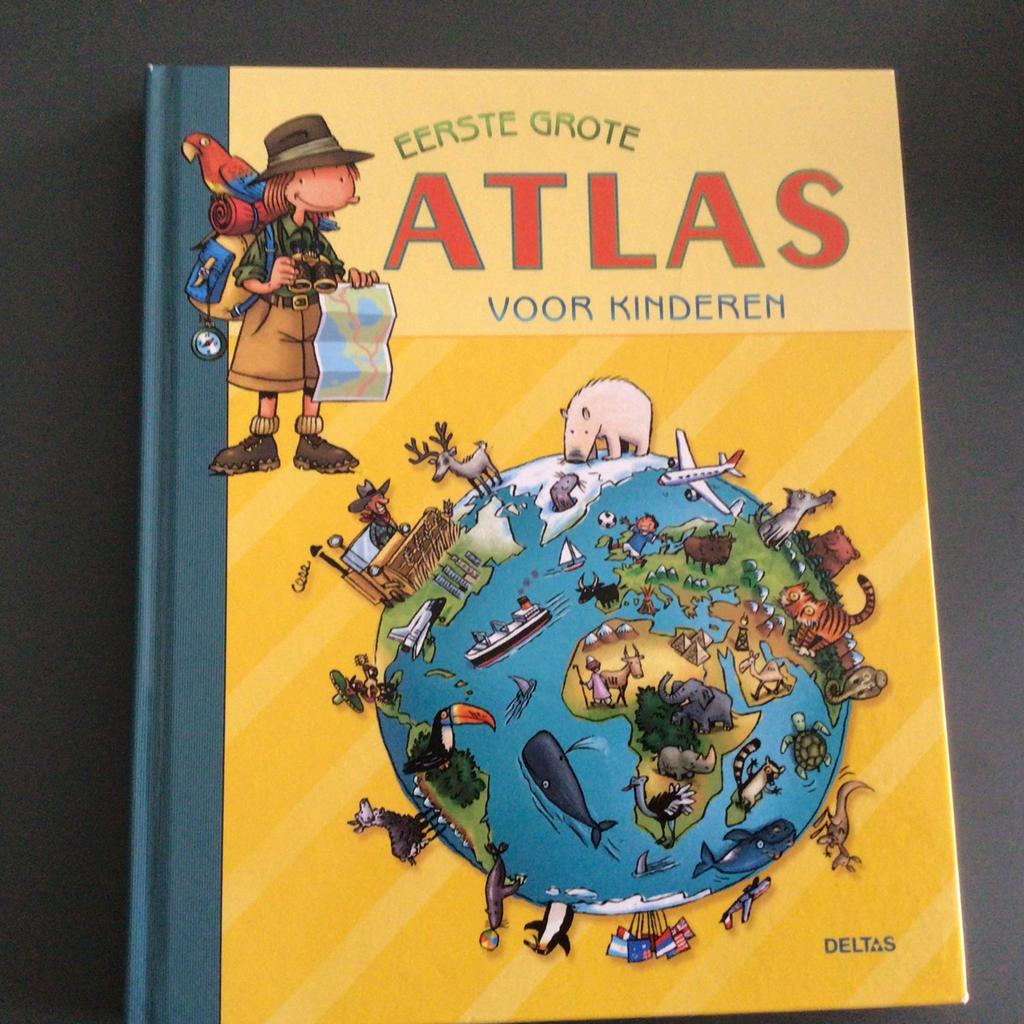 Eerste grote atlas voor kinderen, Boeken, Kinderboeken | Jeugd | onder 10 jaar, Ophalen of Verzenden, Zo goed als nieuw, Non-fictie