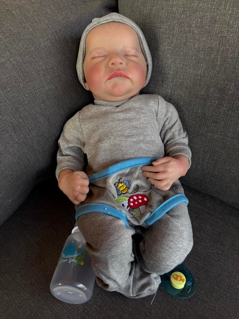 Reborn pop jongen NIEUW, Verzamelen, Poppen, Ophalen of Verzenden, Nieuw, Pop, Levensecht of Reborn