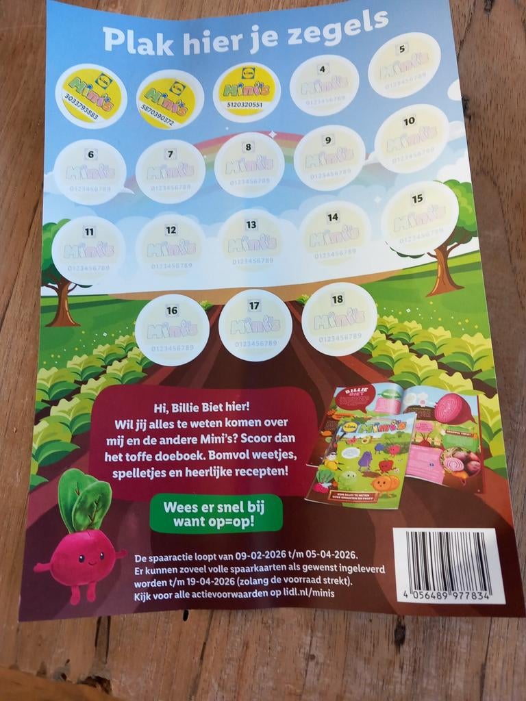 3 Lidl zegels, Lidl, Ophalen