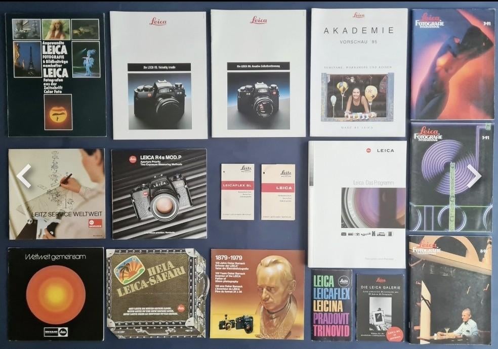 Leica Leitz Brochures + magazines (Duitstalig en anders), Ophalen of Verzenden, Leica, Leica, Overige typen