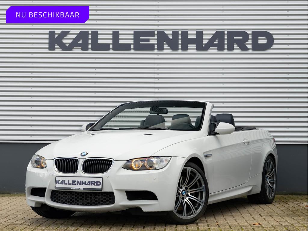 BMW 3 Serie Cabrio M3 DCT - Lagerschalen - LCI - Navi CIC, Auto's, BMW, Achterwielaandrijving, Gebruikt, 4 stoelen, Wit