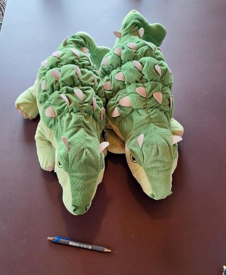 2x Knuffel dino Ankylosaurus groot, Ophalen of Verzenden, Zo goed als nieuw, Overige typen
