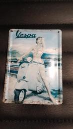 vespa bordje blik, Ophalen of Verzenden, Gebruikt, Overige