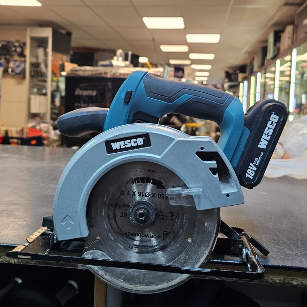 Wesco cirkelzaag WS2914.9 18 V incl. accu 18V/2.0Ah | nwpr 1, Wesco, Zo goed als nieuw, Support@wesco.com, Wesco,1000 Muirfield Dr, Suite 200
Schaumburg, IL 60173
USA