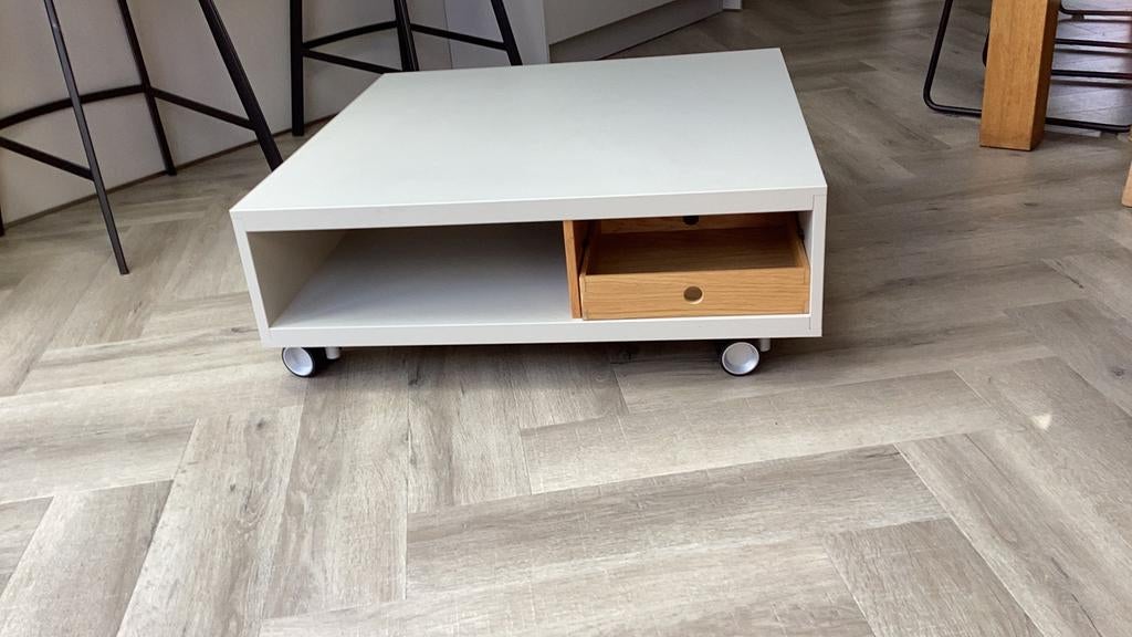 Hulsta now vision salontafel, Ophalen, Gebruikt, 50 tot 100 cm, Vierkant